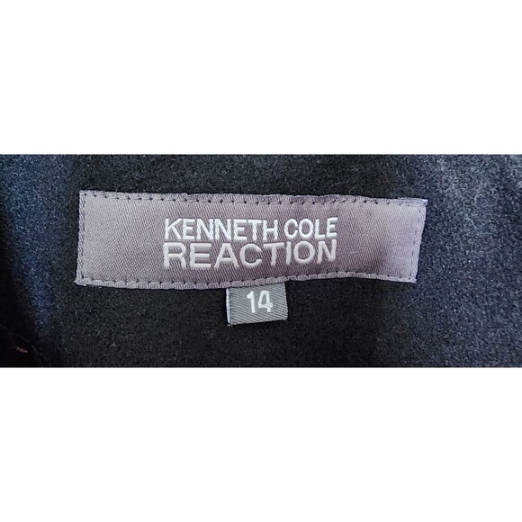 Kenneth Cole Reaction, Women's Wool-Blend, Button-Front Coat. Size 14 - Picture 7 of 9